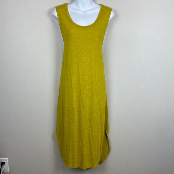 Aerie Linen Tank Midi Dress - Size Medium - Picture 1 of 6